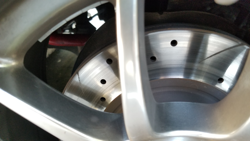 Fronts. I’m almost completely through the slotted sections... Is this wear pattern normal? Should I adjust the brake bias a bit?